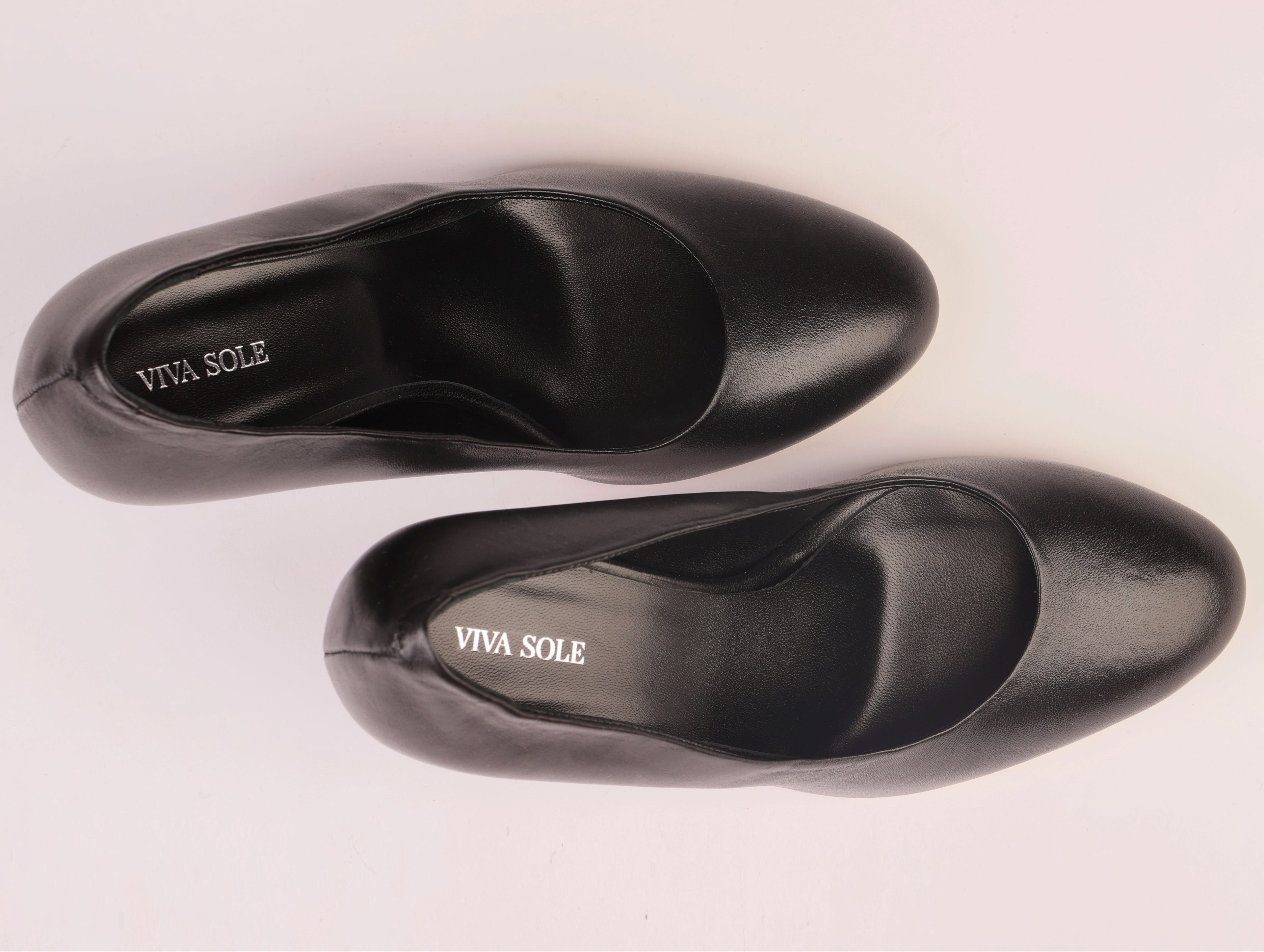 Midnight Muse black nappa leather pump — Viva Sole, handmade in Italy — view 5