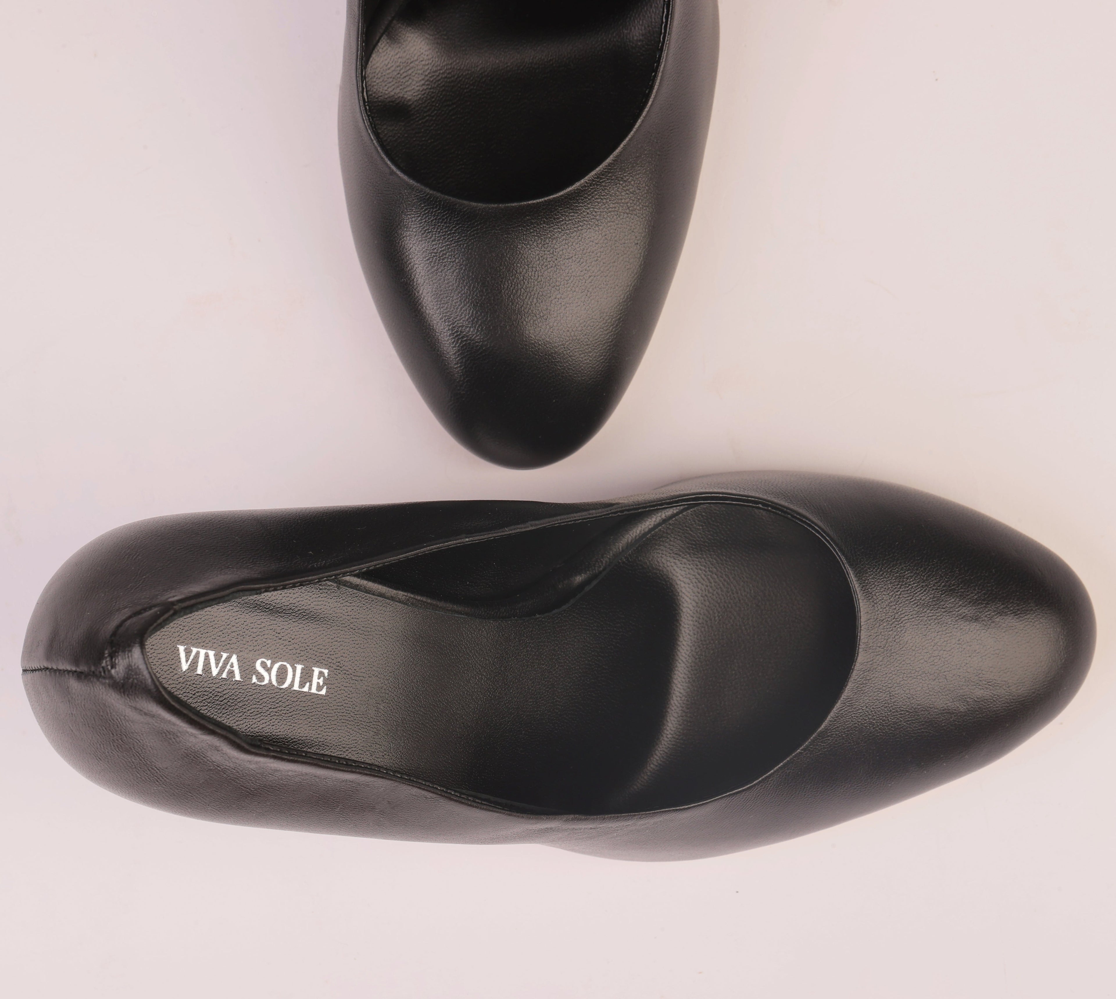 Midnight Muse black nappa leather pump — Viva Sole, handmade in Italy — view 7