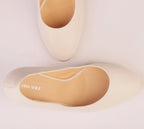Ivory Grace ivory nappa leather pump — Viva Sole, handmade in Italy — view 5