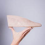 Étoile Wedge powder suede mule — Viva Sole, handmade in Italy — view 12