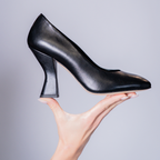 Midnight Muse black nappa leather pump — Viva Sole, handmade in Italy — view 12