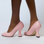 Rose Muse light pink nappa leather pump — Viva Sole, handmade in Italy — view 7