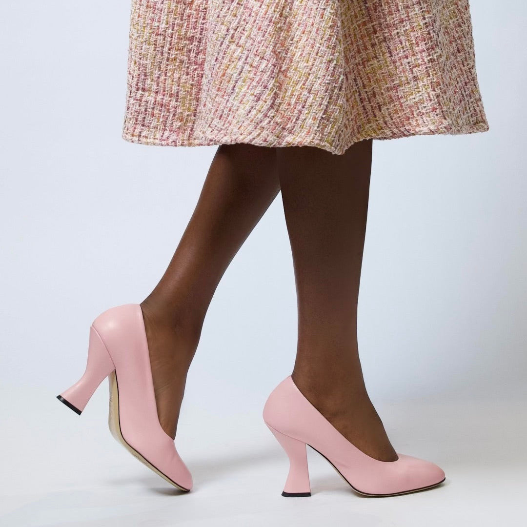 ROSE MUSE – Light Pink Nappa Pump – VIVA SOLE SHOES