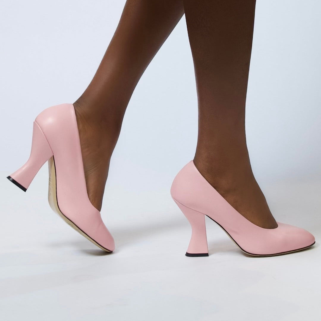 ROSE MUSE – Light Pink Nappa Pump – VIVA SOLE SHOES